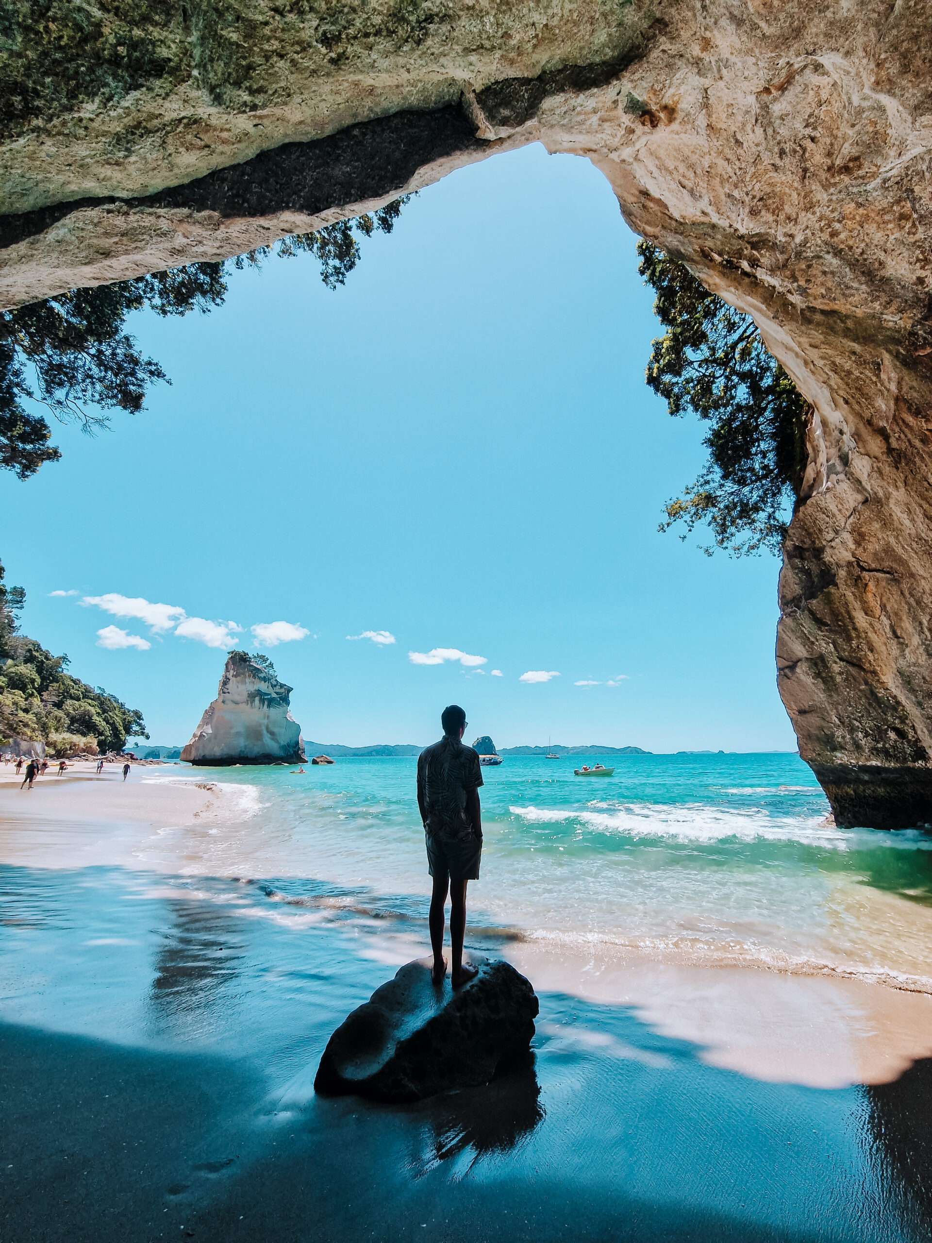 cathedral cove nieuw-zeeland