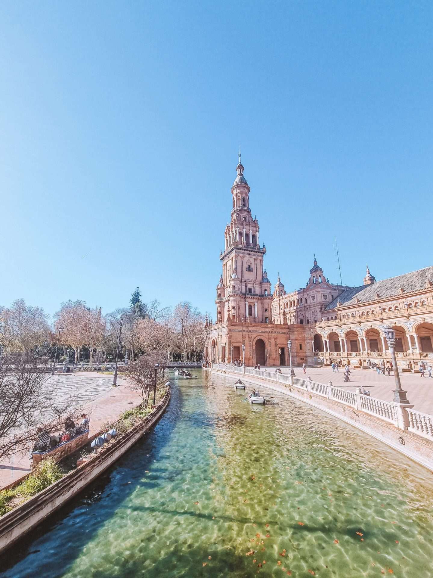 plaza de espana bootje varen sevilla