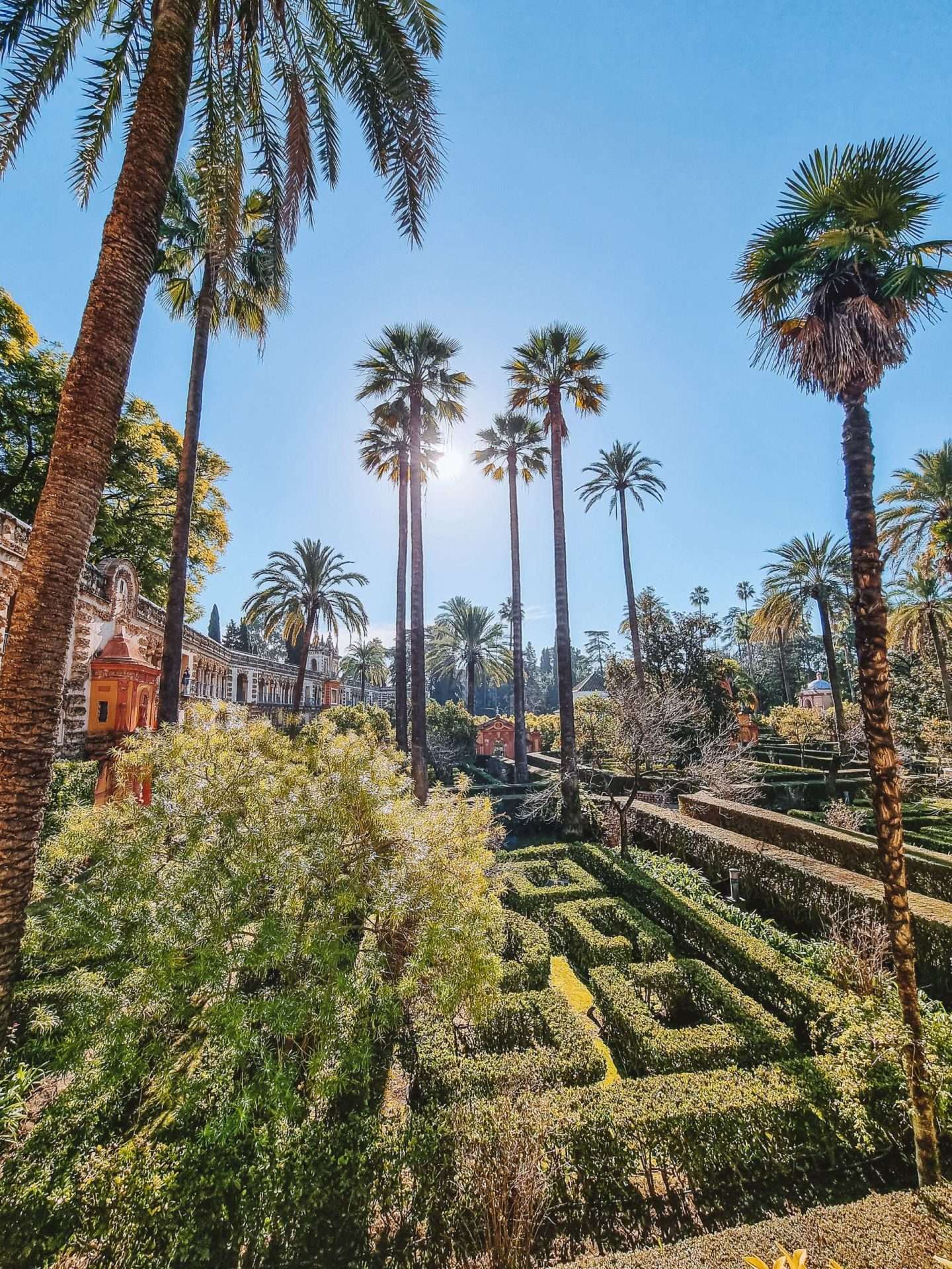 real alcazar tuin sevilla spanje