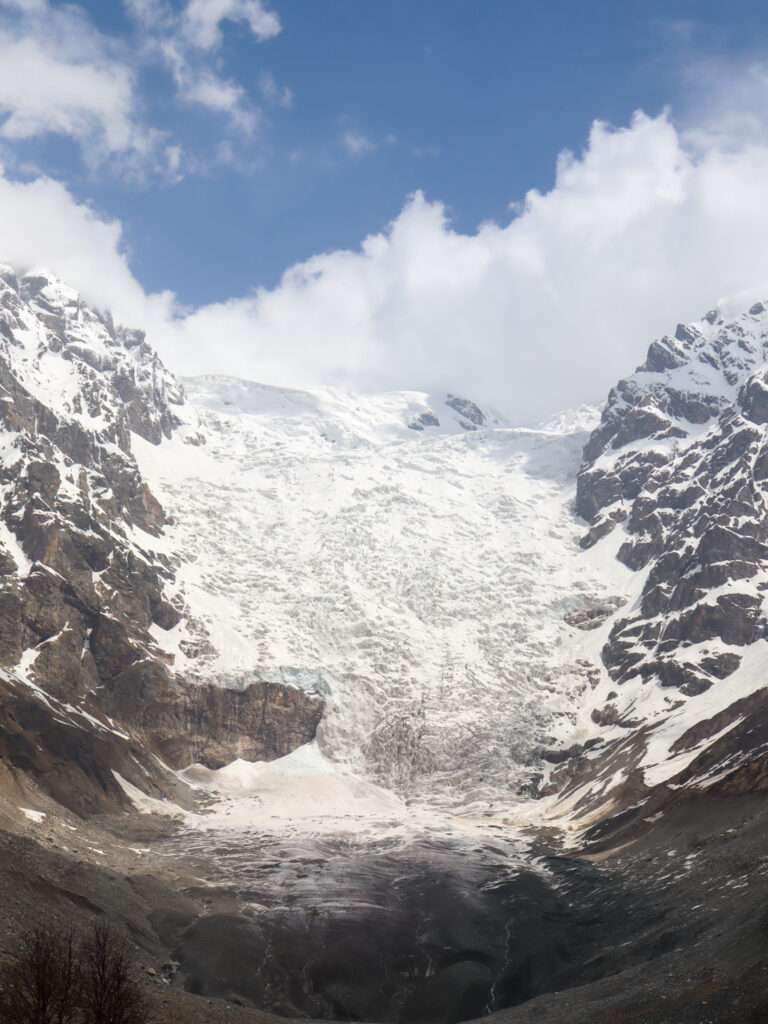 Adishi gletsjer in Georgië