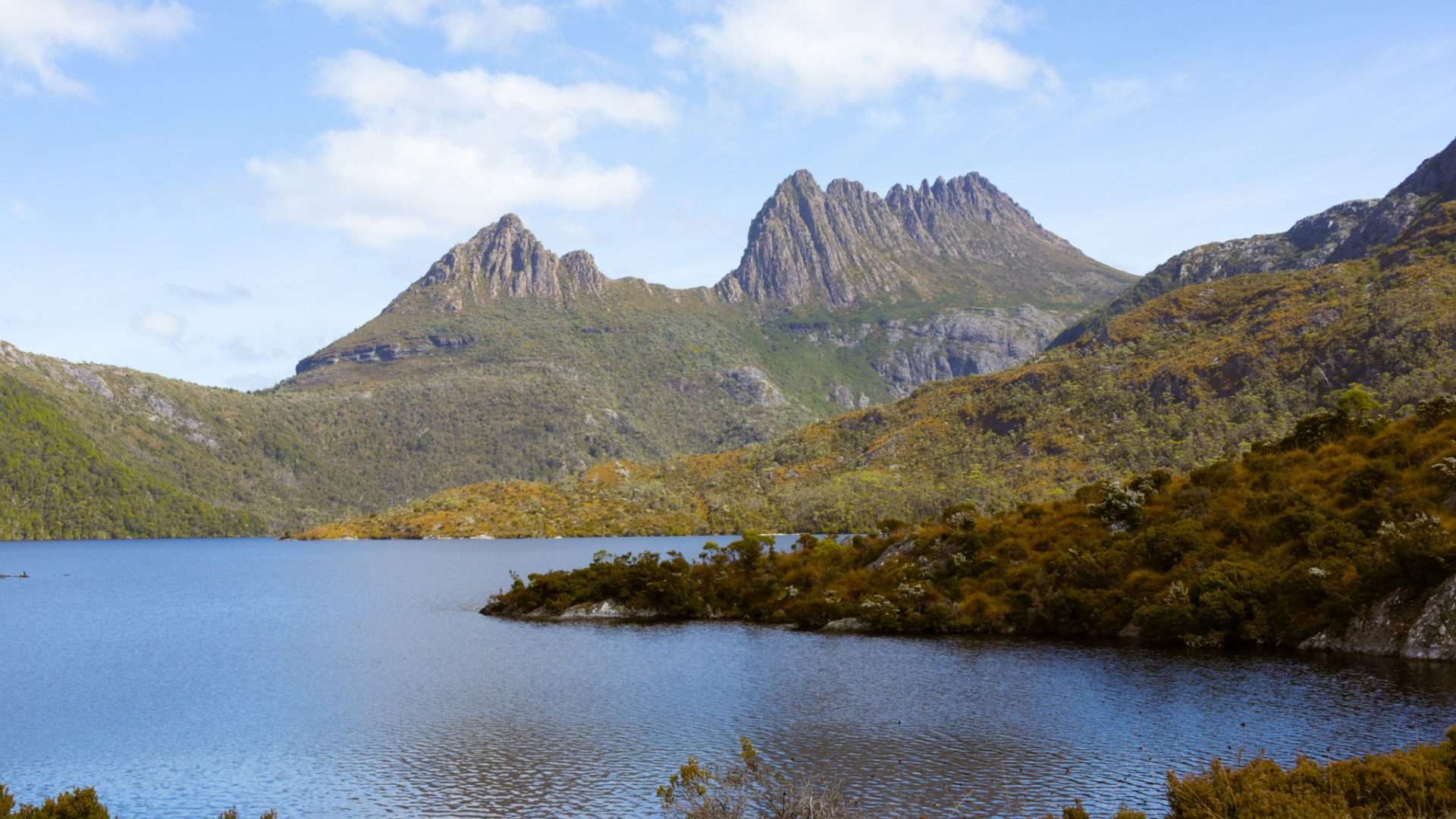 cradle mountain in tasmanië