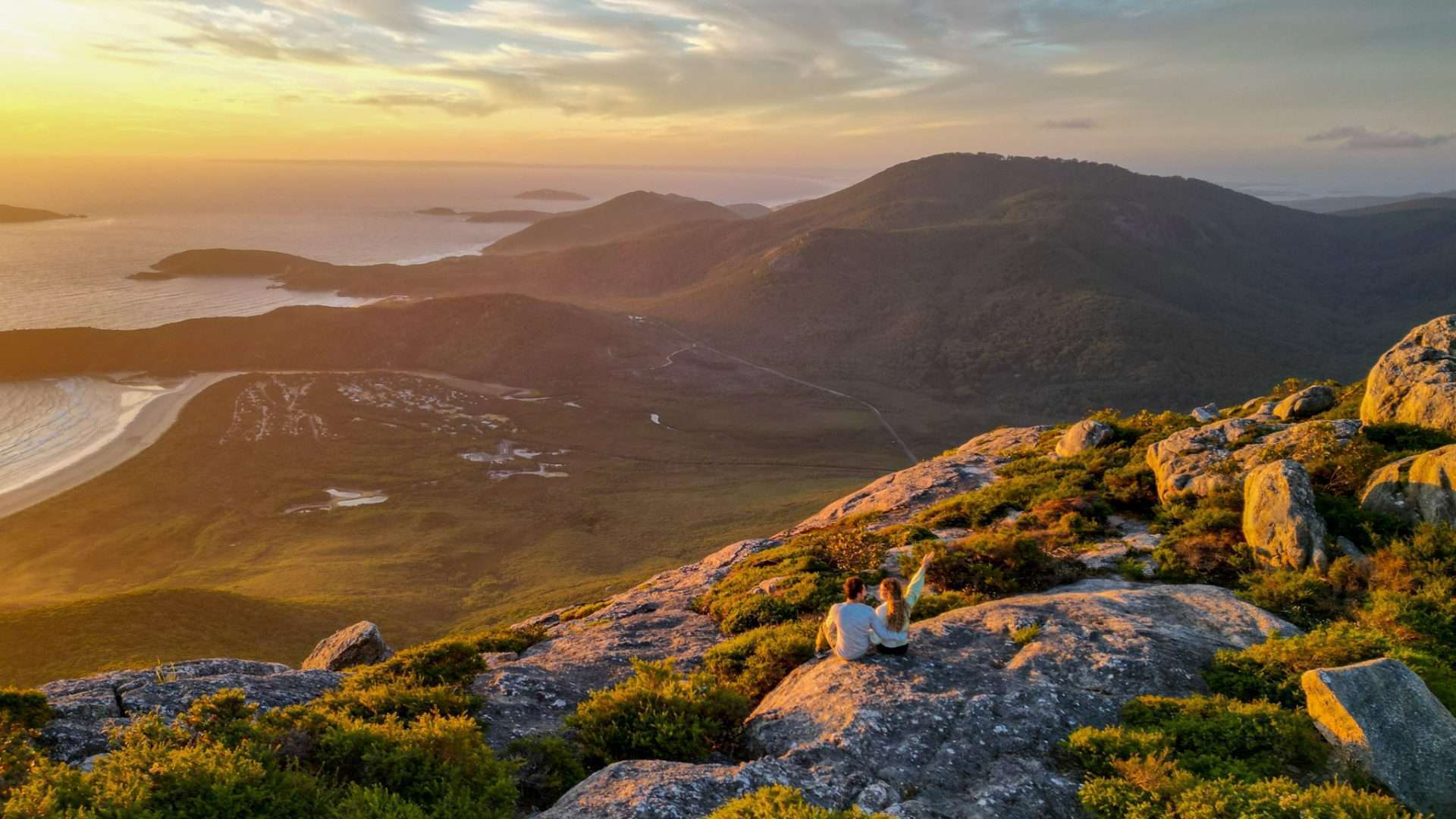 zonsondergang wilsons promontory