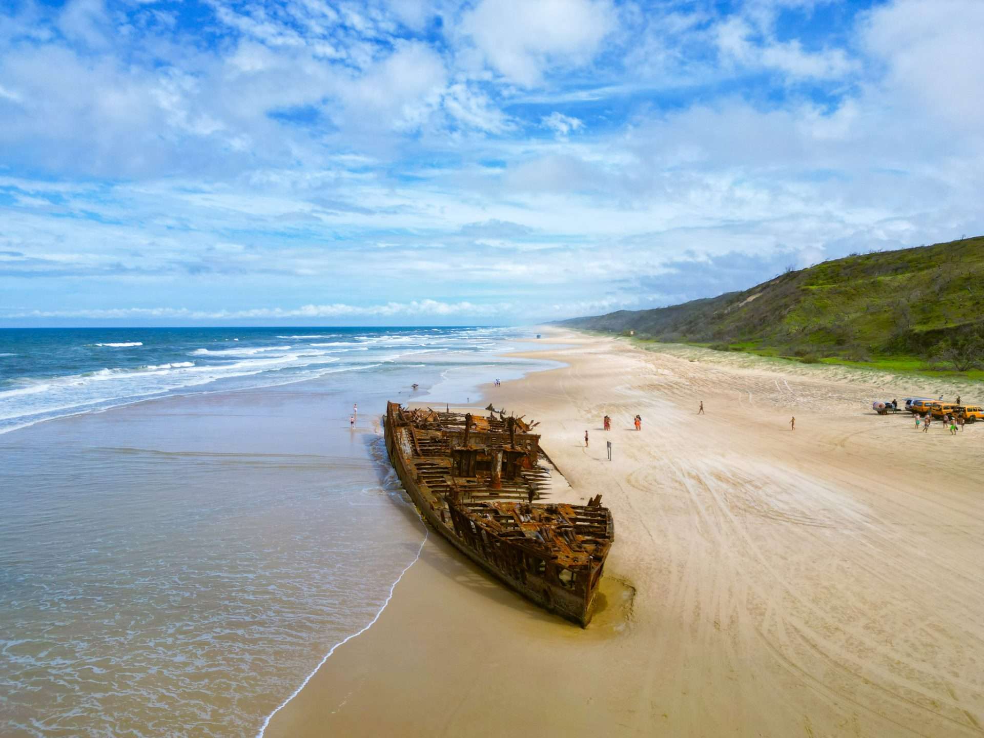 boot k'gari fraser island