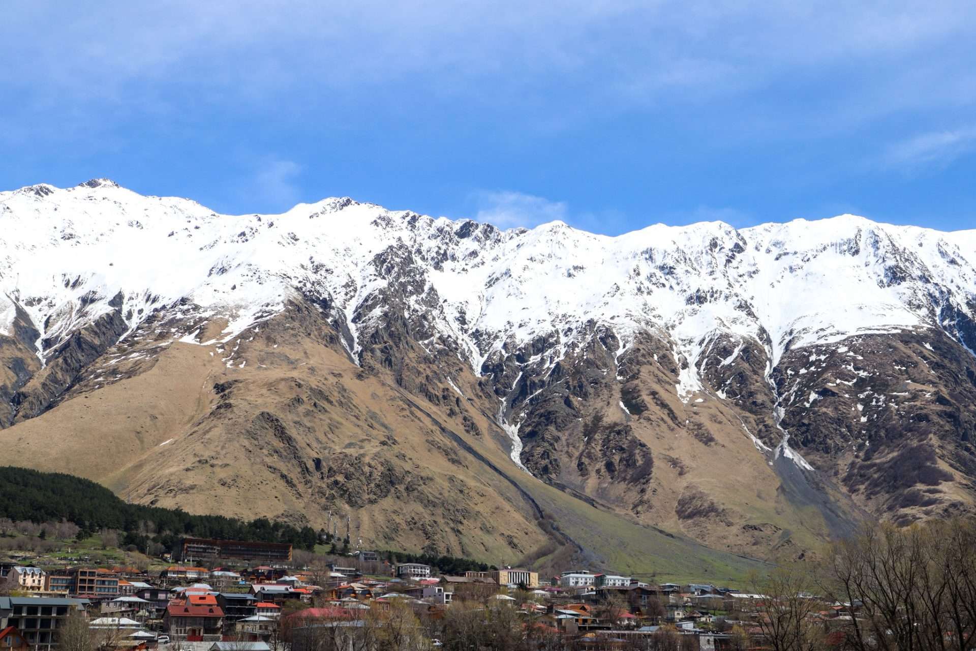 kazbegi in georgië