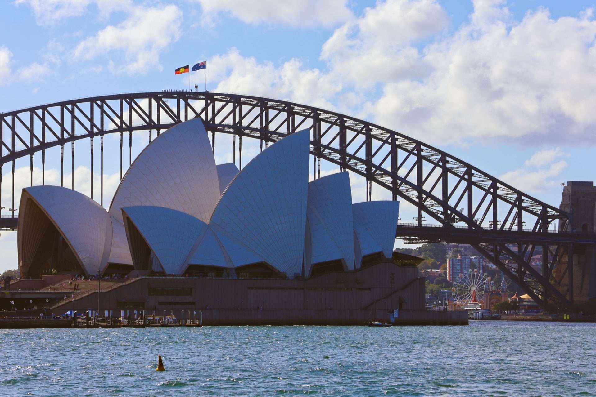 sydney opera house & harbour bridge