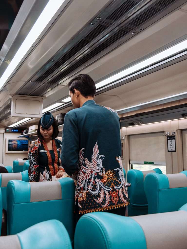 java met de trein