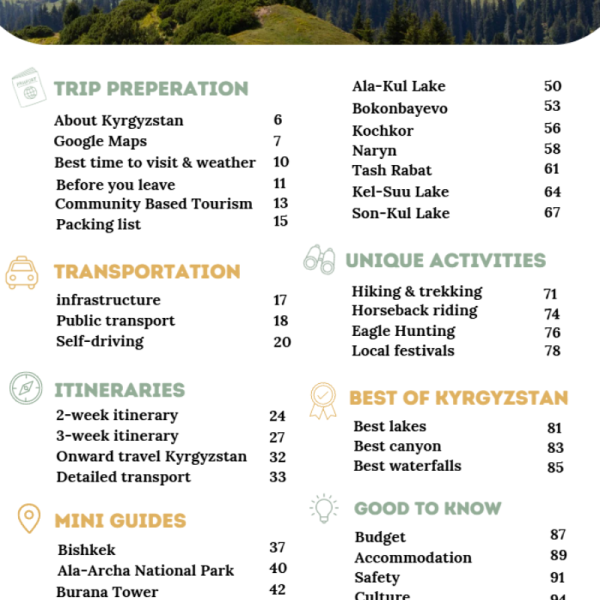 3 Ebook Kyrgyzstan<br>& Google Maps <br> <i>(English edition)</i>
