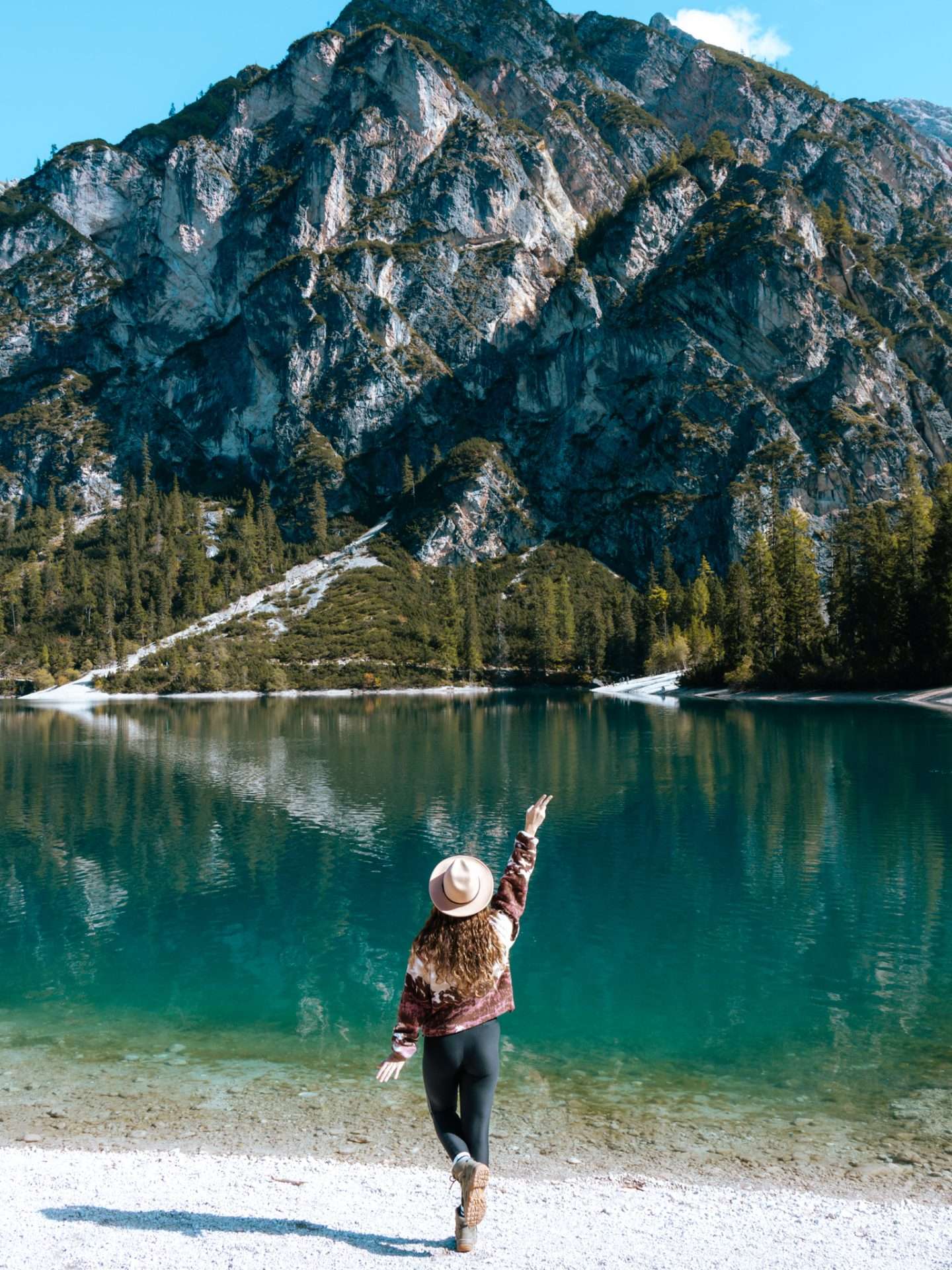 wandelen rond lago di braies