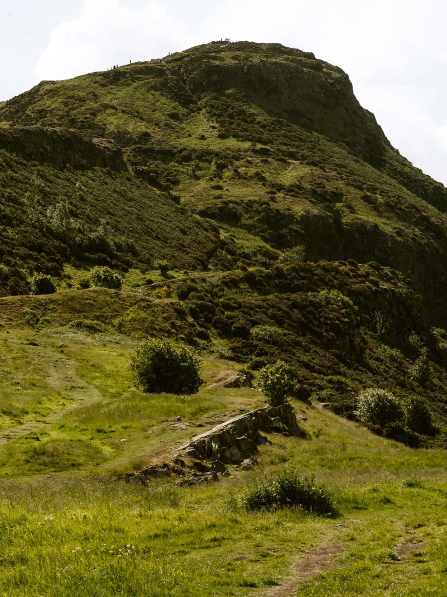 wandelen naar arthurs seat