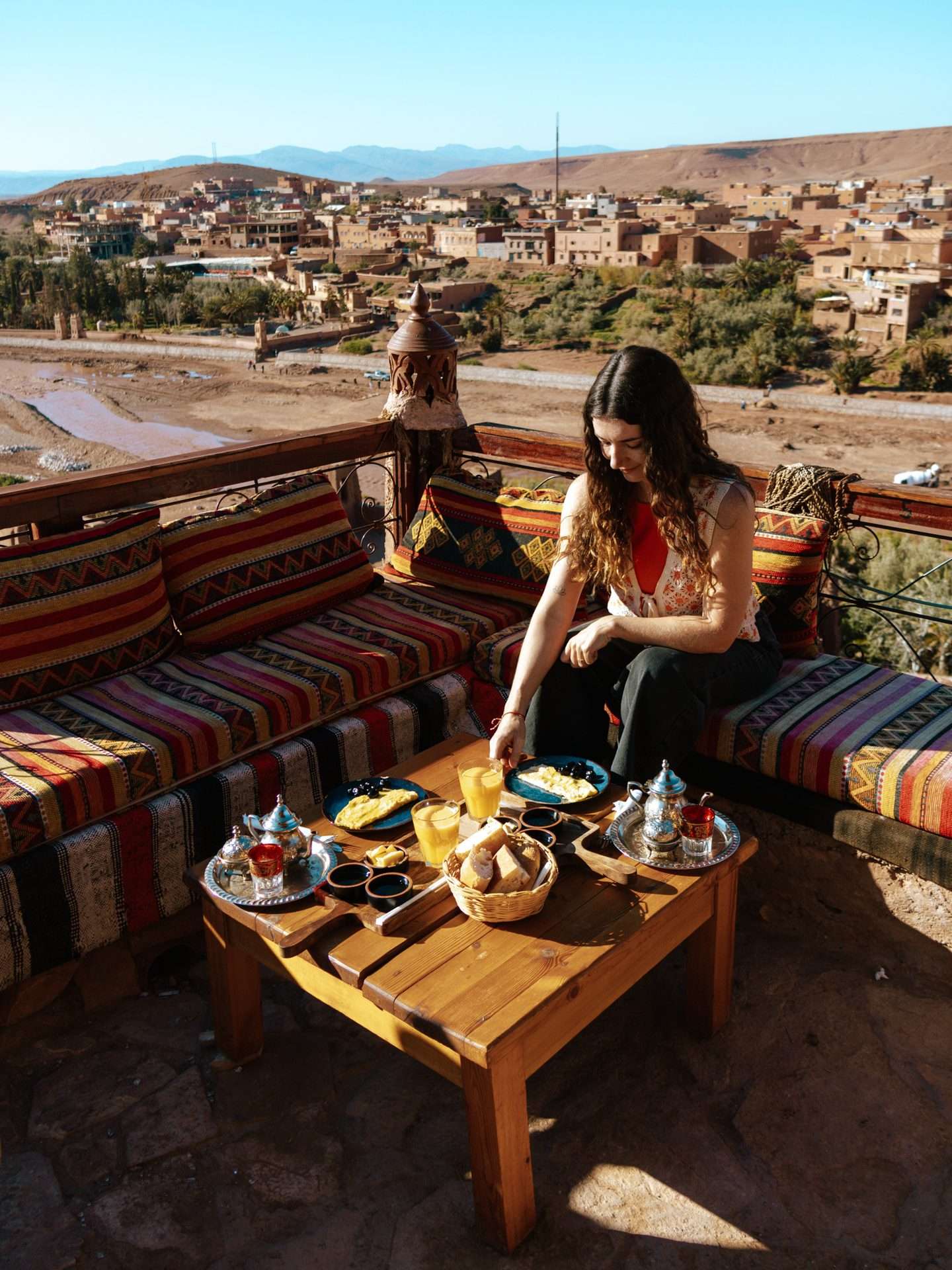 aït ben haddou terras thee